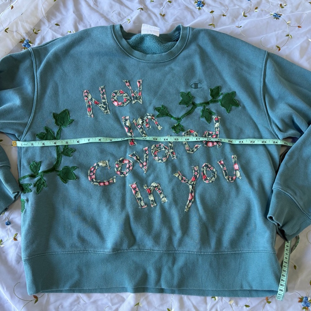 Patchwork Taylor Swift theme Crewneck sweatshirt - Picture 4 of 6